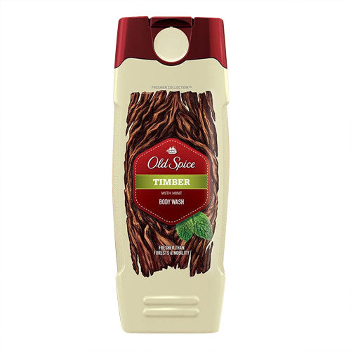 Old Spice Fresher Collection Timber Body Wash, 16 Oz